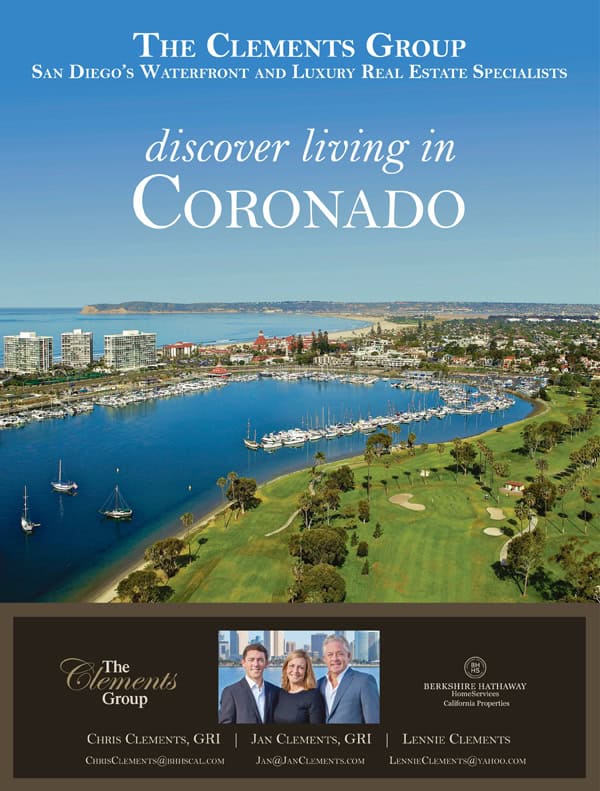 discover living in CORONADO with The Clements Group San Diego Premier