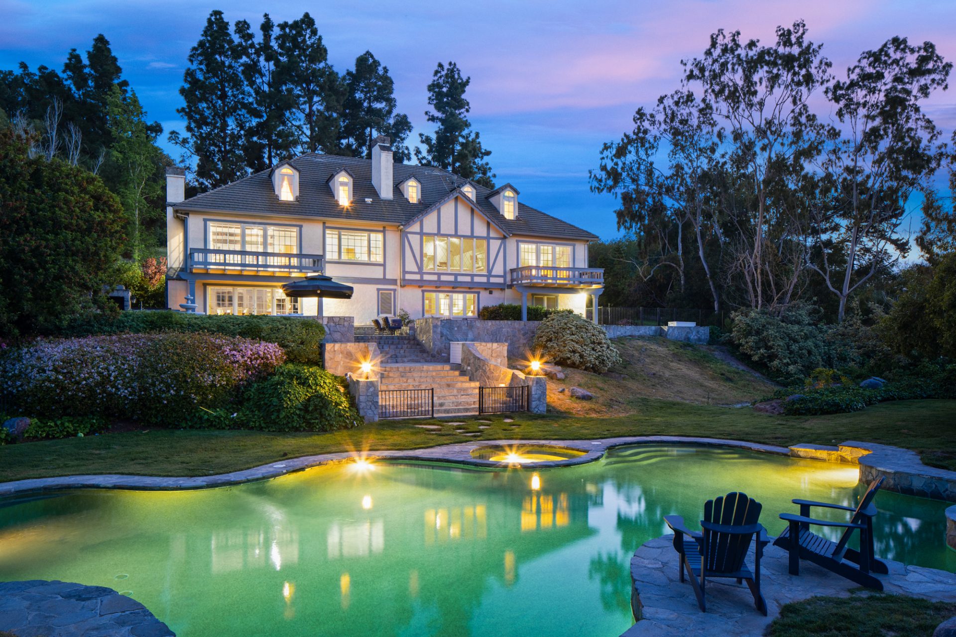 MAJESTIC TUDOR ESTATE in Rancho Santa Fe Covenant San Diego Premier